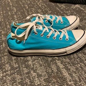 Blue Converse - Lightly worn- Women’s size 10